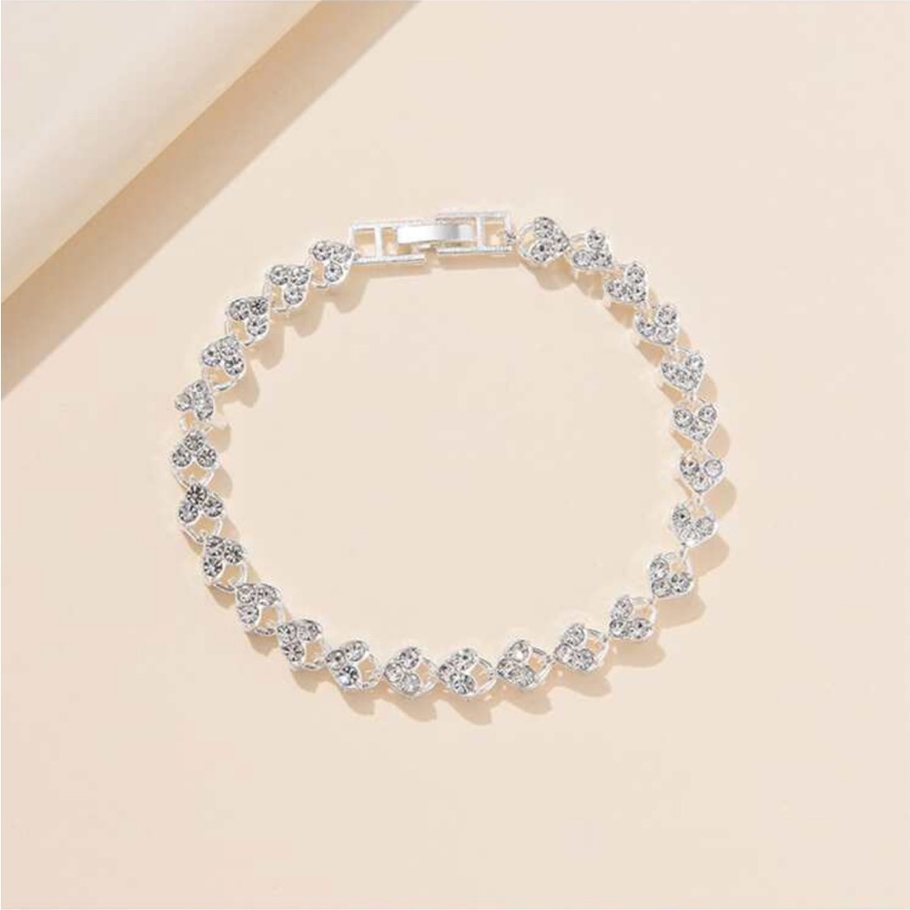 Water Drop Rhinestone Bracelet ❤️ - Picture 2 of 3